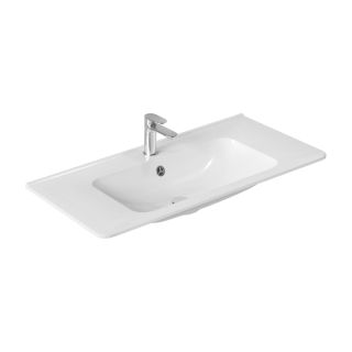 Раковина Vincea VCB-2VP100W 100 см белая