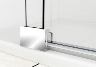 Душевая дверь Vincea Extra VDP-1E1112CLGM, 1100/1200, вороненая сталь, стекло прозрачное