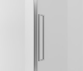 Душевая дверь Vincea Slim-N VDP-4SN100CLGM, вороненая сталь, стекло прозрачное