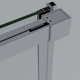 Душевая дверь Vincea Soft 2 VDS-3SO2140CL, 1400, хром, стекло прозрачное