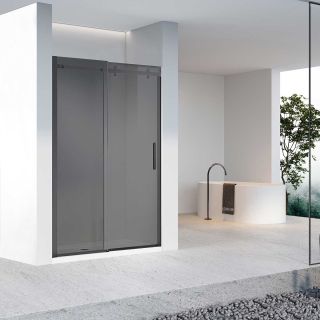 Душевая дверь Vincea Como-N VDS-4CN160CGB, 1600, черный, стекло тонированное