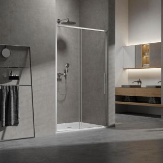 Душевая дверь Vincea Slim 8mm VDS-6SL120CL, 1200, хром, стекло прозрачное