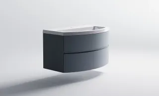 Тумба с раковиной Astra-Form Венеция 2.0 03100004ncss3005-r80b+04010022 80 см голубой матовый