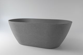 Ванна отдельностоящая Holbi Venus NEW 158x79см бетон 2.01.002.44.4