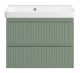Подвесная тумба под раковину Brevita Victory VIC-09070-0802Я 70см зелёный