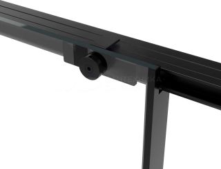 Душевая дверь в нишу Vincea Slim Soft 130 см, профиль черный, стекло прозрачное