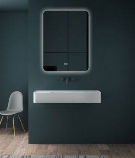 Зеркало Vincea LED VLM-3BE500-2 500х700 c сенсорным выключателем и диммером, антизапотевание