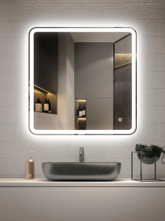 Зеркало Vincea LED VLM-3VC8008 800х800 c сенсорным выключателем и диммером