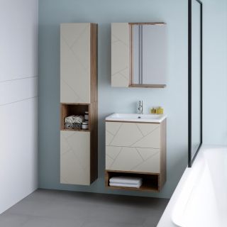 Ниша для тумбы Бриклаер Кристалл 4627125416859 60 см дуб крафт табачный