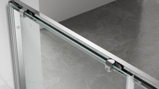 Душевая дверь Veconi Vianno VN-55, 1500x1950, хром, стекло pear