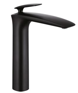 Смеситель для раковины Rose R1111H чёрный матовый