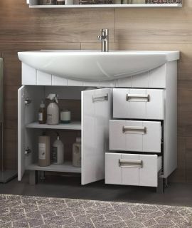 Тумба под раковину напольная Vigo Diana tn.DIA.STI.100.2D.3Y 105 см белый