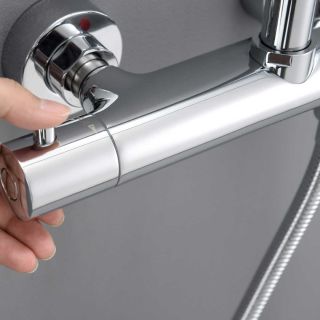 Душевая система Vincea Esse VSFS-1E1TCH термостатическая хром