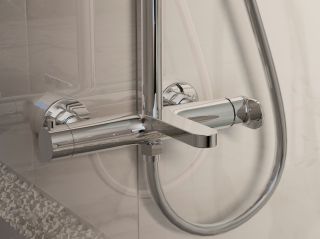 Душевая стойка Vincea Rondo VSFS-1R1CH, хром