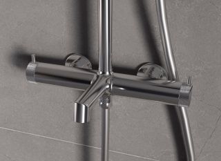 Душевая стойка Vincea Rim VSFS-2RM1CH, хром