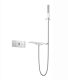 Душевой комплект Vincea Futura VSFW-2F110TCH с термостатом без верхнего душа хром