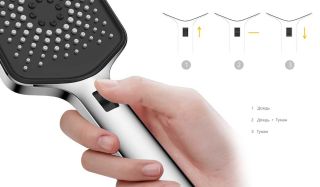 Душевой комплект Vincea Inspire VSFW-3I21MT4CH встраиваемый, термостатический, двухрежимный, хром