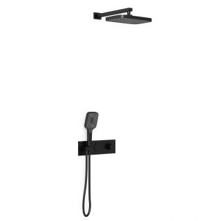 Душевой комплект Vincea VSFW-422T1MB встраиваемый, термостатический, двухрежимный, черный