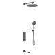 Душевой комплект Vincea VSFW-433TI2GM встраиваемый, термостатический, трехрежимный, вороненая сталь
