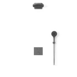 Душевой комплект Vincea VSFW-4I211GM встраиваемый, двухрежимный, вороненая сталь