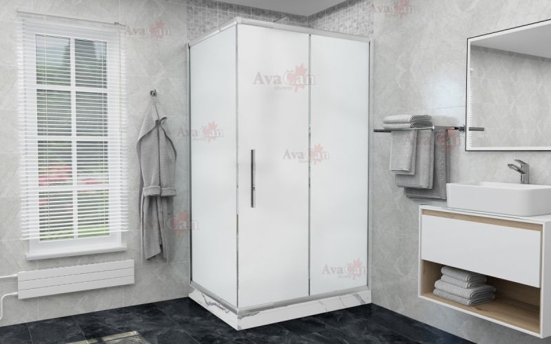 Душевой уголок AvaCan FС 140-160 + SС 100 MT хром