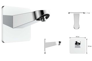 Верхний душ Vincea Inspire VSHD-3I4CMB чёрный