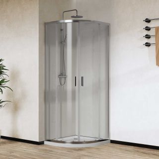 Душевой уголок Vincea City VSQ-5CT900CL 90x90см хром стекло прозрачное