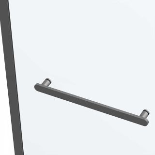 Душевой уголок Vincea Como Soft VSR-1CS9013CLGM, 1300*900, вороненая сталь, стекло прозрачное