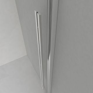 Душевой уголок Vincea Lugano VSR-1L8015CLB-1, 1500*800, черный, стекло прозрачное