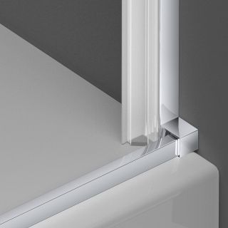 Душевой уголок Vincea Alpha VSR-3ALP9090MT, 900*900, хром, стекло текстурное