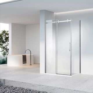 Душевой уголок Vincea Como-N VSR-4CN8012CL, 1200*800, хром, стекло прозрачное