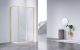 Душевой уголок Vincea Slim-N VSR-4SN8014CLG, 1400*800, брашированное золото, стекло прозрачное