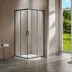 Душевой уголок Vincea Garda VSS-1G8011CLGM, 1100*800, вороненая сталь, стекло прозрачное