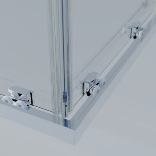 Душевой уголок Vincea Rapid-N VSS-3RN9010E10MT, (800-900)x(900-1000), хром, стекло текстурное