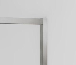 Душевой уголок Vincea Slim-N VSS-4SN8010CLBN, 1000*800, брашированный никель, стекло прозрачное