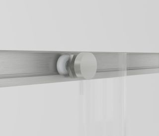 Душевой уголок Vincea Slim-N VSS-4SN9010CLBN, 1000*900, брашированный никель, стекло прозрачное