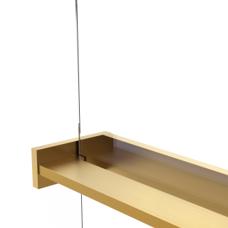 Душевая перегородка Vincea Walk-In VSW-1HR900MRG, 900*2000, матовый золотой, стекло зеркальное