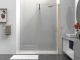 Душевая перегородка Vincea Walk-In HS VSW-1HS100CLG, 1000*2000, брашированное золото, стекло прозрачное
