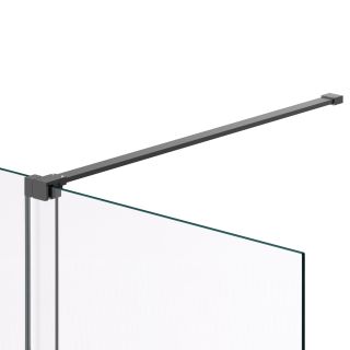 Душевая перегородка  Vincea Walk-In VSW-1WSL120CLGM, 1200*2000, вороненая сталь, стекло прозрачное