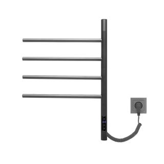 Полотенцесушитель электрический Vincea VTD-1S1CGE 4360, графит, таймер