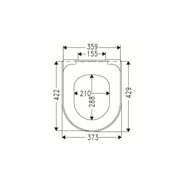 Крышка-сиденье для унитаза Villeroy Boch Omnia Architectura 98M9C101