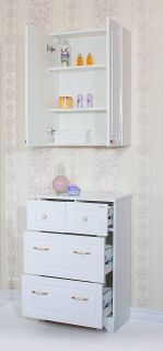 Шкаф навесной Бриклаер Анна 4627125411540 65 см белый