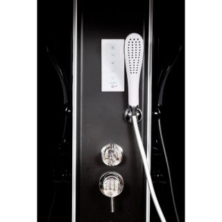 Душевая кабина Deto L 890 с электрикой BLACK 90х90х215 см