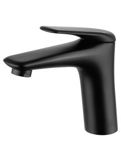 Смеситель для раковины Wonzon & Woghand Elbe WW-A41222-MB чёрный матовый