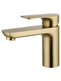 Смеситель для раковины Wonzon & Woghand Line WW-A40732-BG брашированное золото