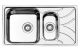 Кухонная мойка IDDIS Arro ARR78S1i77S с сифоном 78см сатин