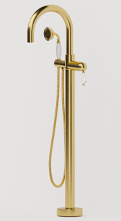 Напольный смеситель для ванны Boheme Imperiale 289-SW с кристаллом Swarovski