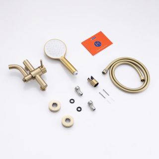 Смеситель для ванны Prohanss P31.30.03 золотой сатин