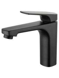 Смеситель для раковины Wonzon & Woghand WW-A40492-MB чёрный матовый