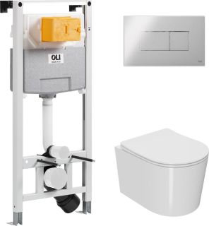 Комплект унитаза с инсталляцией Point Веста 879235pKA00+PN41701 с сиденьем Микролифт